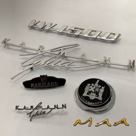 Emblemas do Karmann Ghia - Kit 